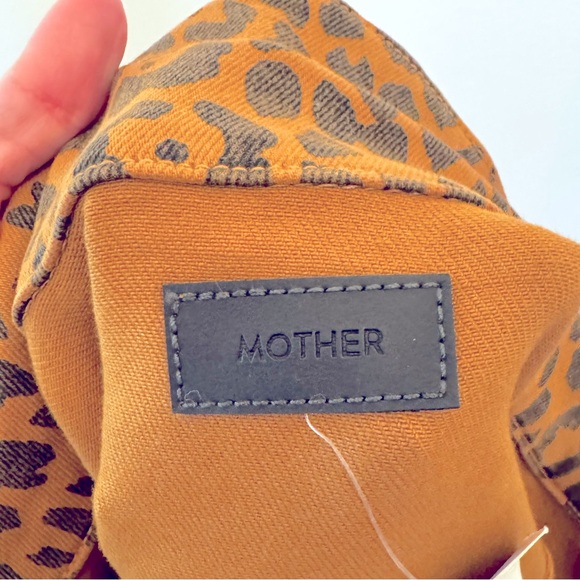 NWT Mother The Big Shorty Cropped Jacket in Hit the Spot (Cheetah) - Size S - Picture 6 of 9